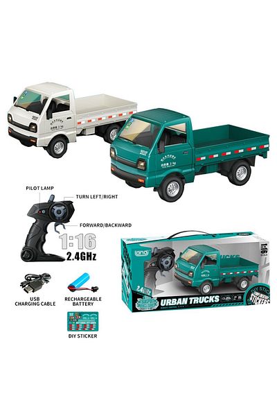 STEM Urban Trucks Five ways remote control - Assorted Colors - 1:16 Scale - 2.4GHz - Manual Door Opening