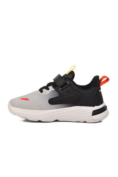 WALKWAY Black Velcro Lightweight Breathable Boys' Sports Shoes 1952 F