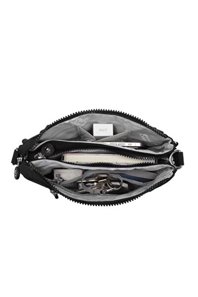 SMART BAGS Minik Boy Smart Bags Postacı Kadın Çantası Krinkıl Kumaş 1147