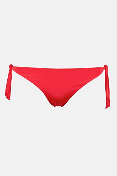 TWINSET بيكيني سفلي برباط جانبي للنساء، أحمر