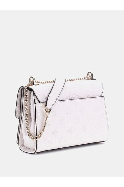 Guess Cresıdia Cnvrtble Xbody Flap Women's White Crossbody Bag Hwpg9349210-Off