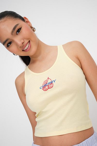 Addax Cherry Printed Undershirt A1761