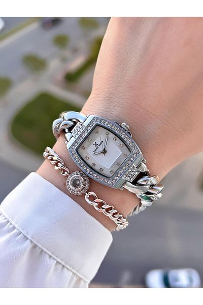 Daniel Klein Steel Cord 2 Years Warranty 3 Atm Water Resistant+Bracelet Women Wrist Watch Bfg.13717.1