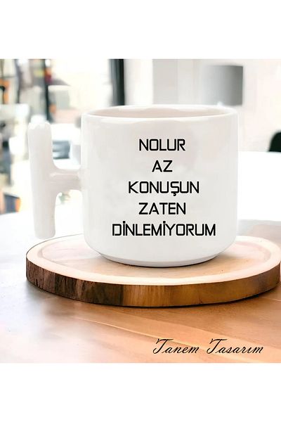 Tanem Tasarım Talk Less I'M Already Listening - t Handle Mug