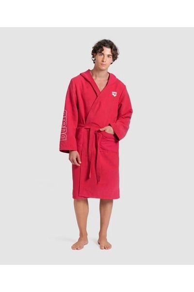 ARENA Zeal Robe/Red-White Adult Bathrobe