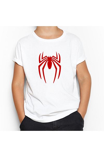 Z zepplin Tricou alb pentru copii cu logo Spider-man