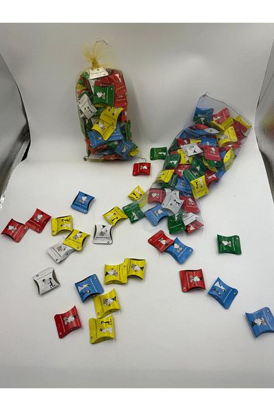 Ekin Henna cadou pentru distribuire Henna colorată în cutie de 100 de bucăți cu „Bine ați venit la Henna” scrisă