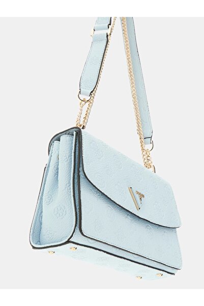 Guess Women's Blue Cresidia Convertible Flap Cross
