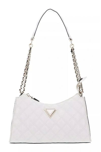 Guess Gıully Top Zip Shoulder Bag Women's White Shoulder Bag Hwqg8748130-Off