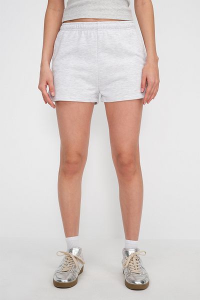 Addax Pocketed and Elastic Waist Shorts Ş1010-N12