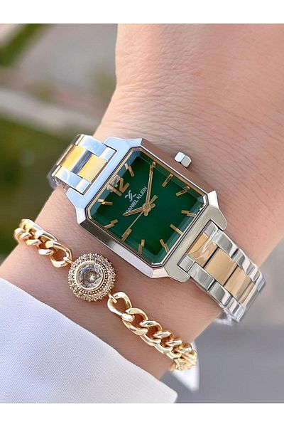 Daniel Klein Steel Cord 2 Years Warranty 3 Atm Water Resistant+Bracelet Women Wrist Bfg.13713.9