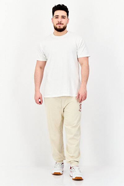 PAUL FRANK Men Regular Fit Graphic Print Sweatpants, Beige