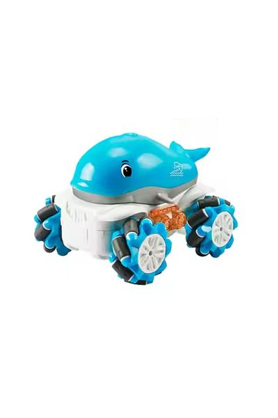 STEM 1:36 2.4G Anti-frequency Nine Pass Light Stunt Car Blue Color - 1PC Style May Vary