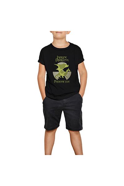 Z zepplin Imagine Dragons Radioactive Black Kids T-Shirt