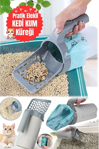 Genel Markalar 1 Dakikada Kedi Kumu Temizleme Dışkı Toplama Poşet Hazneli Kür...