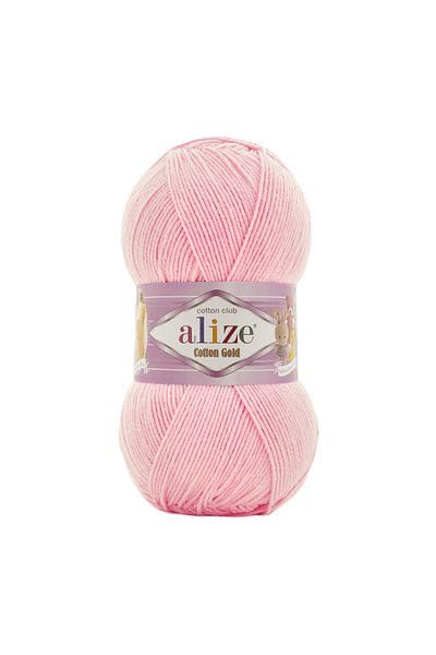 Alize Summer Cotton Rope Cotton Gold Amugurimi Knitting Rope 518-Light Pink 55% Cotton - 45% Acrylic/100 Gr - 330 m