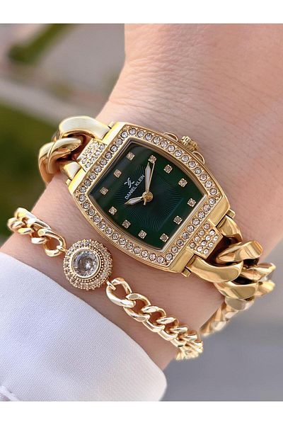 Daniel Klein Steel Cord 2 Year Warranty 3 Atm Water Resistant+Wristband Women Wrist Watch Bfg.13717.7