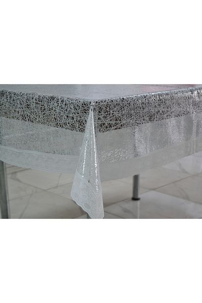 Behçetin Tekstil Transparent Lace Pvc Coated Rope Patterned Tablecloth