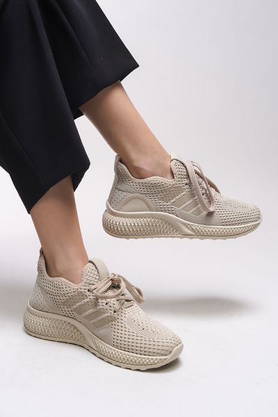 Riccon Μπεζ Unisex Sneaker Khiersos 0012135