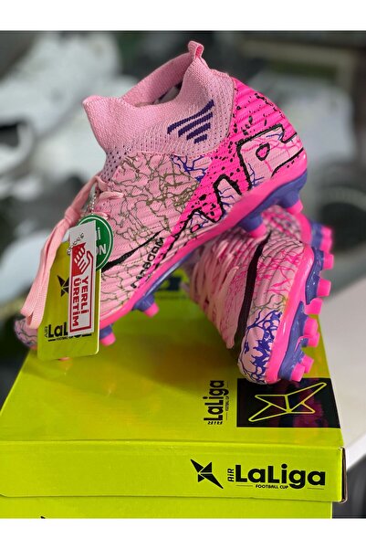 LALİGA Laliga altunok Çocuk Çim Zemin Kramponu pembe mor