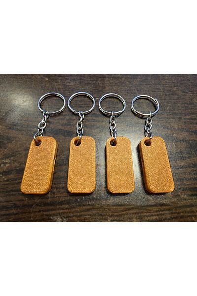 3dfabrick Keychain Whistle Emergency (Earthquake, Security, Children, Home, Sports) 4Pcs for the Whole Family