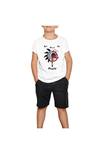 Z zepplin Adam Ant White Kids T-Shirt
