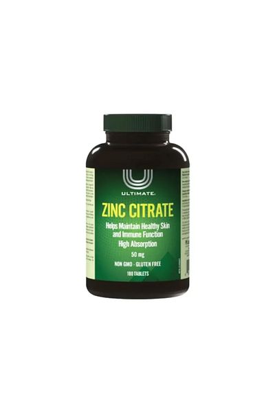 ULTIMATE Zinc Citrate 180 Tablets