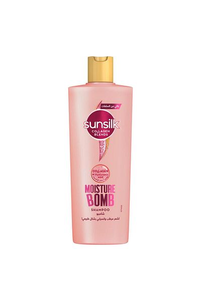 Sunsilk شامبو مويستشر بومب بالكولاجين ٣٥٠ مل | ترطيب عميق وتغذية للشعر الجاف