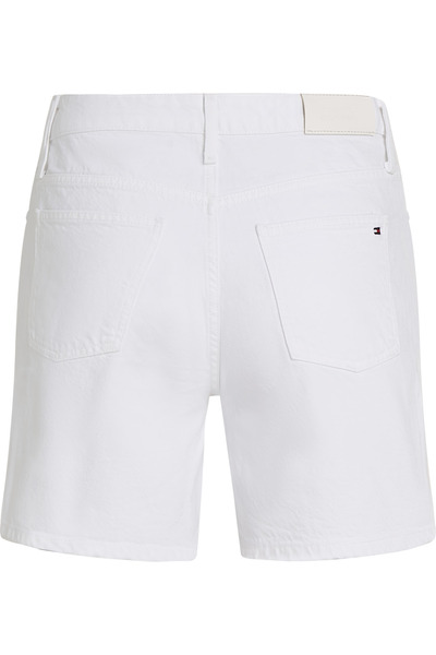 Tommy Hilfiger Dnm Straight Short Rw White Women's Shorts Ww0Ww45924Ycf