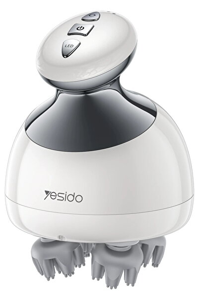 Yesido MG12 IPX7 Kablosuz Şarjlı Fonksiyonel Su Geçirmez Baş Kafa Bölgesi Derisi Masaj Aleti