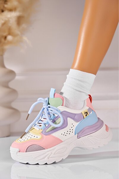 Joana Women's Sneakers Ecological Leather Color Jamelia