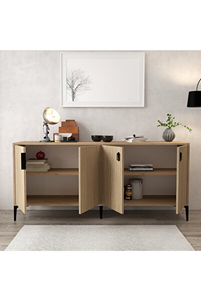 Evmo Home 4004 Neva Konsol 180 Cm Yunus - Sepet Konsol - Tv Ünitesi - Yemek Odası