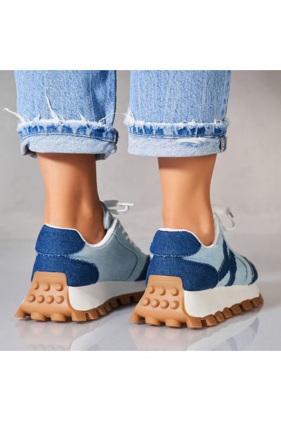 Joana Adida i dam Textil Albastru Venya
