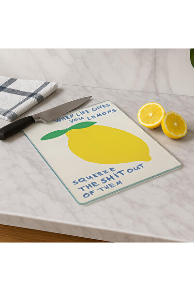 huhuli لوح تقطيع زجاجي 20x30 سم |   الزجاج المقسى |   أدوات المطبخ صحية ودائمة