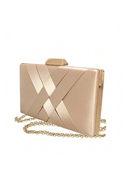 Famels Γυναικεία ριγέ τσάντα βραδινού φορέματος ειδικού μοντέλου Clutch Portf...