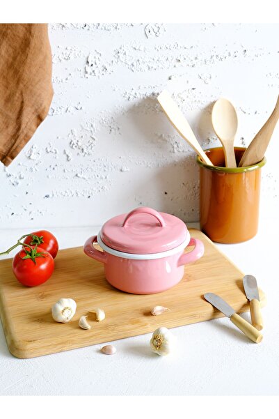 Elifle Emaye Mini Tencere 12 cm Tencere