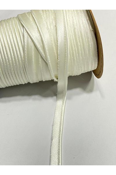 karantuhafiye 5 Meters Cream Satin Intermediate Piping