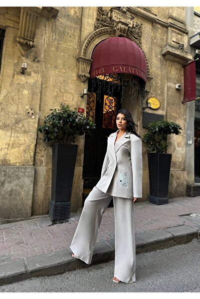 Joana Γυναικεία γκρι κοστούμια Naomi