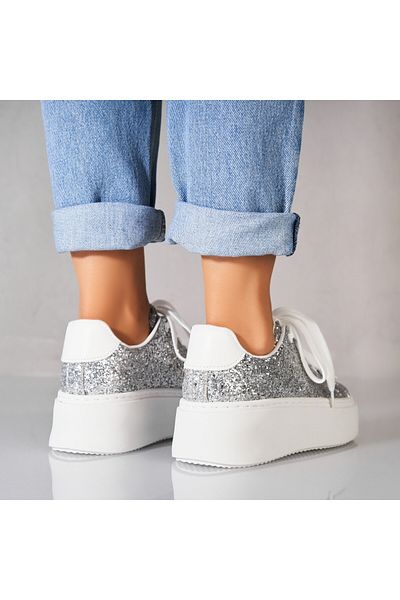 Joana Adida i dam Glitter Argintiu Aster