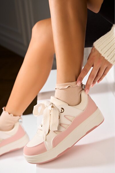 Joana Γυναικεία Adidas Ροζ Οικολογικό Δέρμα Kylia