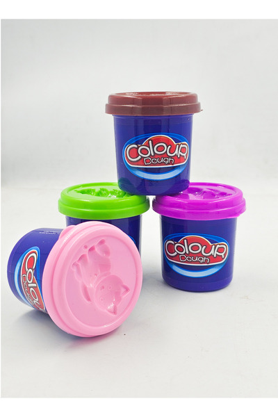 Little Trends Colour Dough Tub Set Soft & Safe Modelling Clay for Kids 4-Pack...