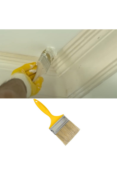 Badem10 Trimming Painting Brush - No. 4 Ceiling and Interior Exterior Bristle Brush