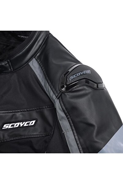 Scoyco Jk152 4 Season Protected Gray Motorcycle Jacket