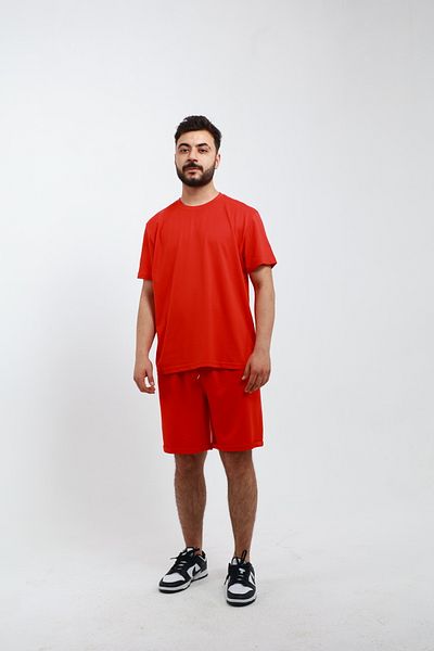 OXVİN Men's 2-Piece Regular T-Shirt & Bermuda Shorts Set (Mold)