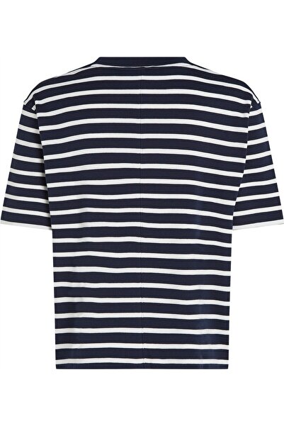 Tommy Hilfiger RLX MODERN CODY SS Kadın Mavi T-Shirt - WW0WW46158