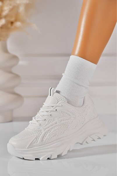 Joana Γυναικεία Adidas Λευκά Οικολογικά Δερμάτινα Ryoko