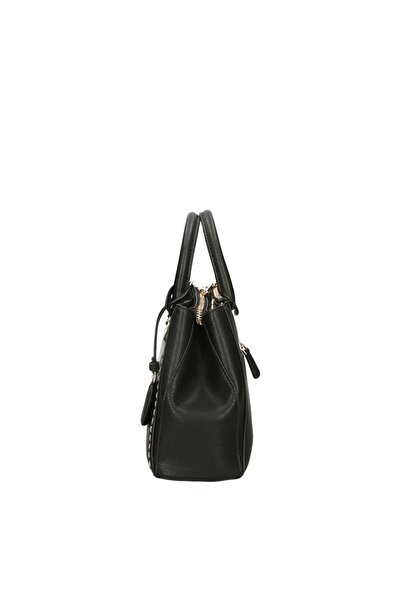 Guess NASTRA SOCIETY SATCHEL női fekete kézitáska HWBG9637060-BLA