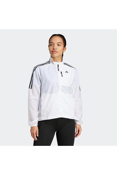 adidas Jachetă albă pentru femei Own The Run (JD7755)