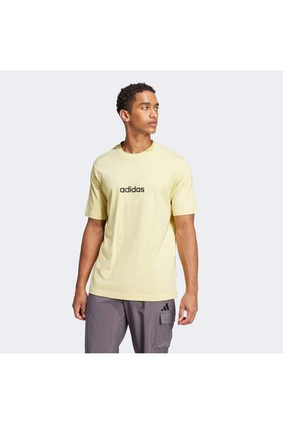 adidas تي شيرت Essentials Linear Single Jersey