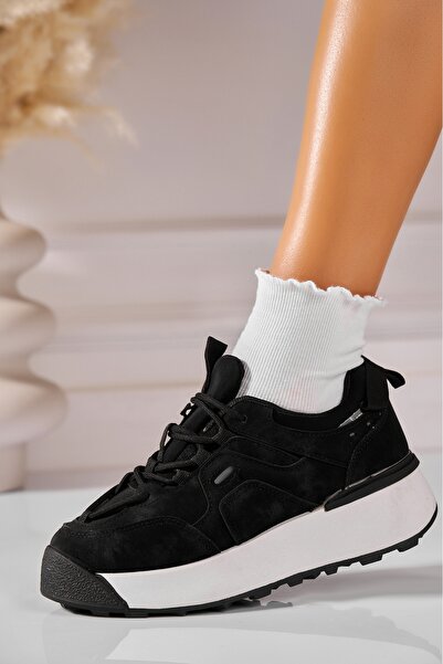 Joana Дамски черни кецове Adidas Irisha от еко кожа